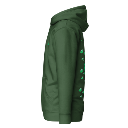 CHASING DREAMS ''green clouds'' hoodie